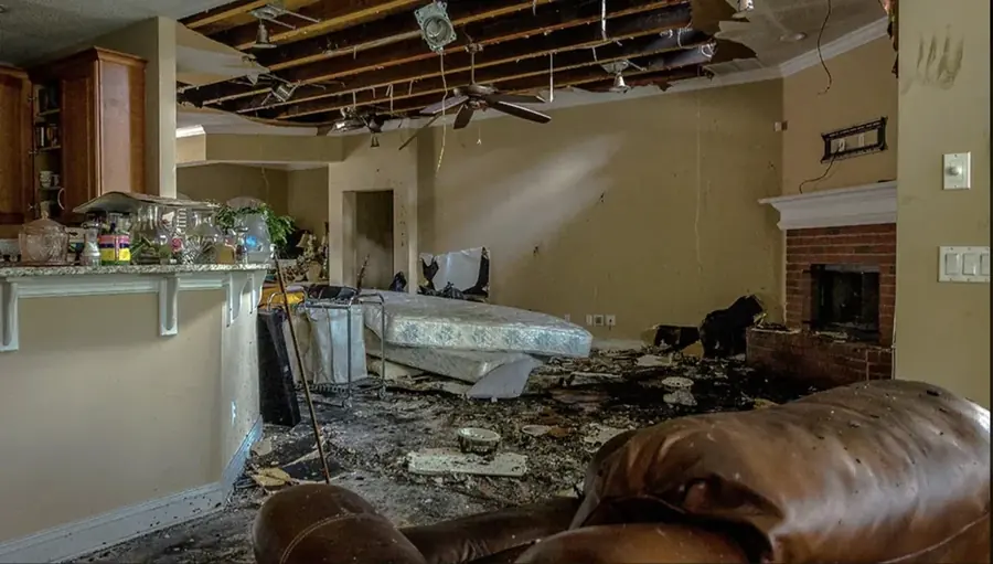 Ceiling Leak Water Damage in Milwaukee